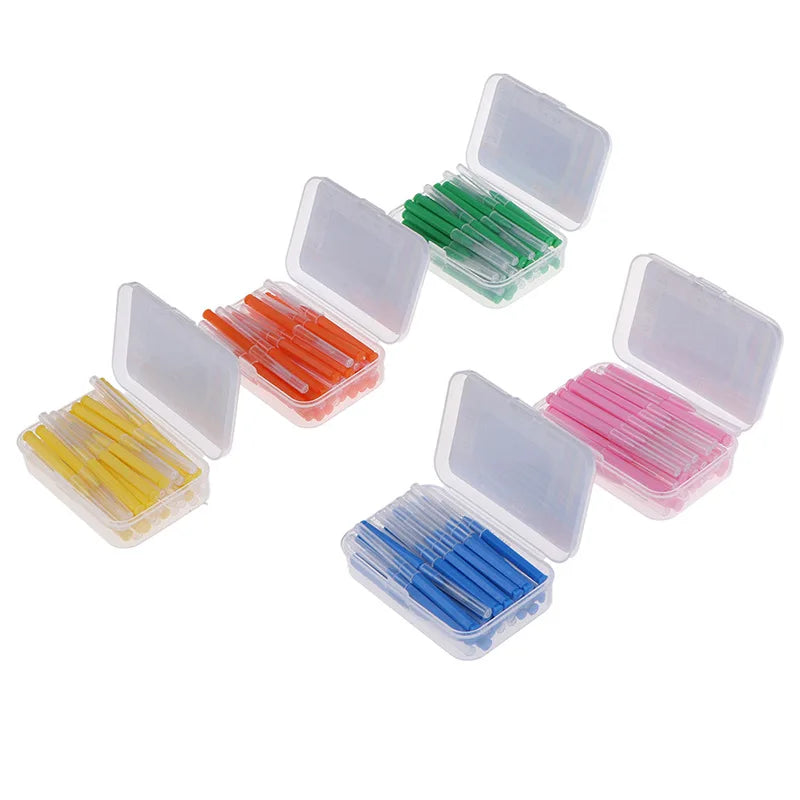 Interdental Brushes Health Care Teeth Whitening Interdental Cleaners Orthodontic Dental Tooth Brush Oral Hygiene Tool 30Pcs