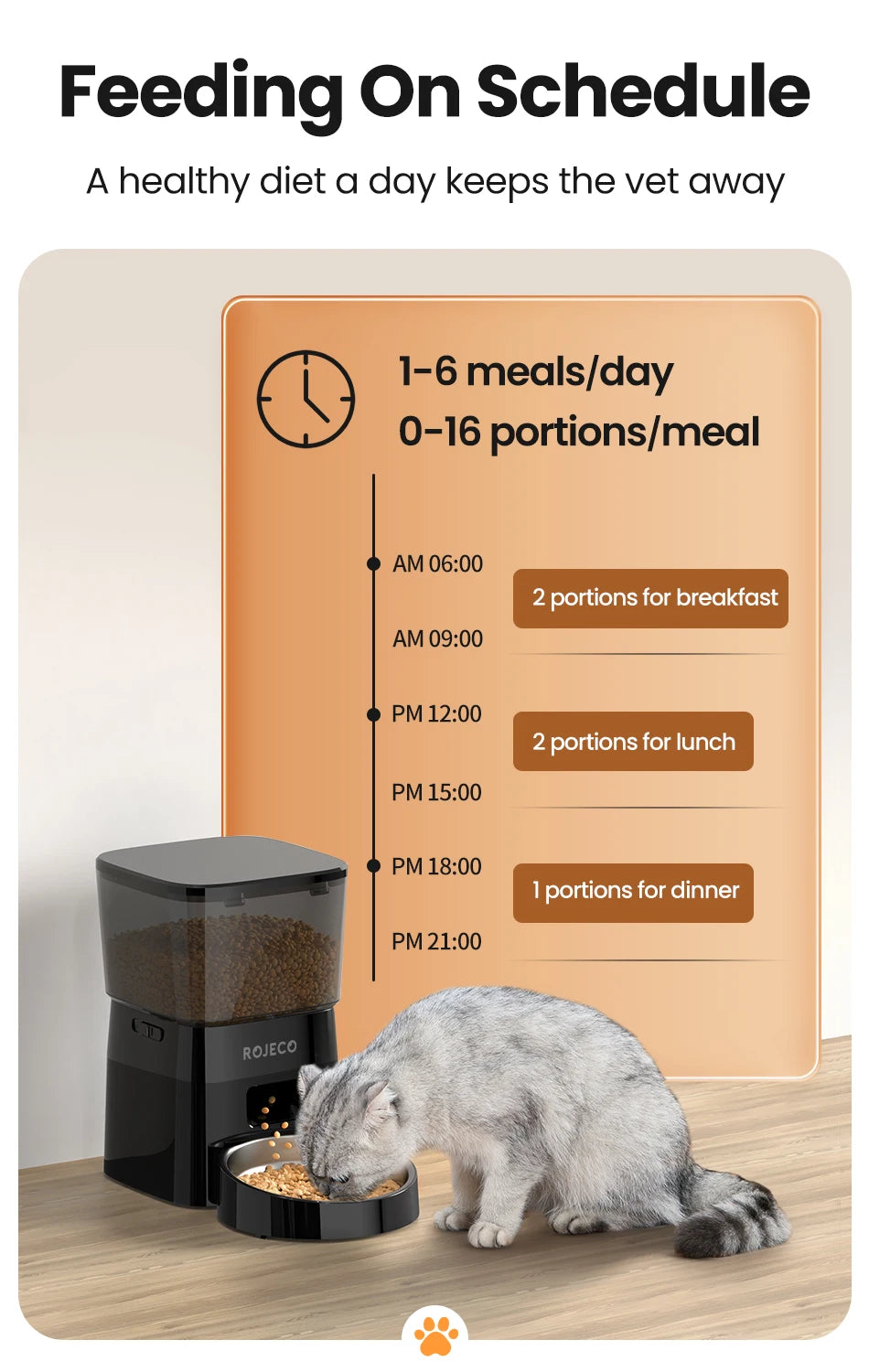 Roaring Automatic Pet Feeder