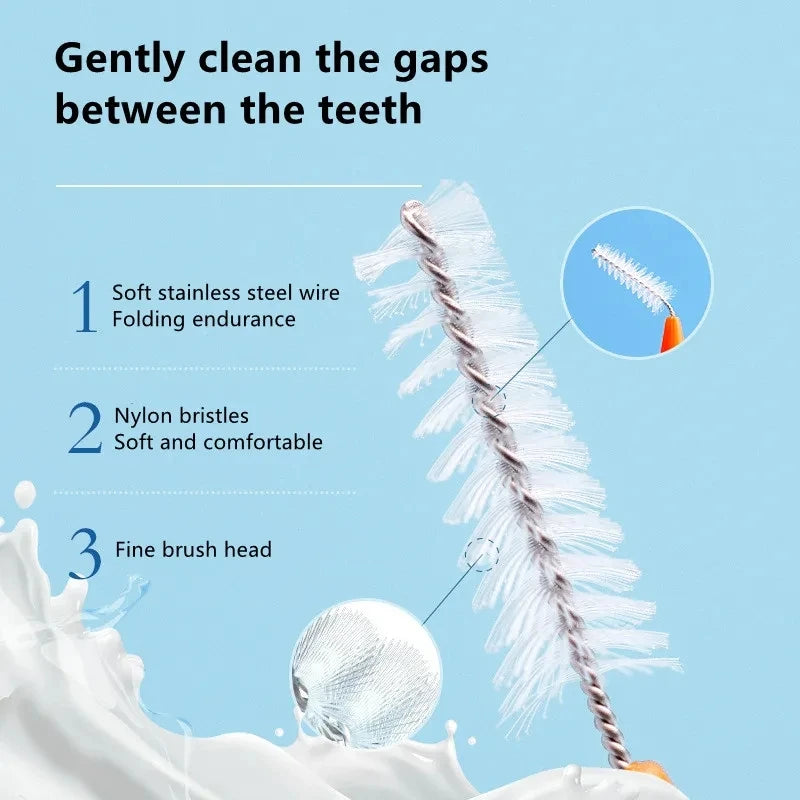 Interdental Brushes Health Care Teeth Whitening Interdental Cleaners Orthodontic Dental Tooth Brush Oral Hygiene Tool 30Pcs