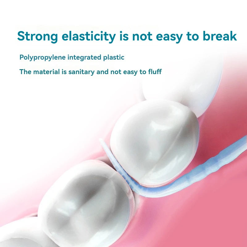 Interdental Brush, Original, 200 pcs, efficient Cleaning Between Teeth, Plaque Remover and Dental flosser for Small Gaps
