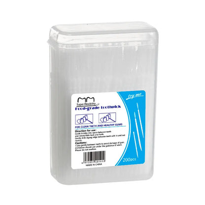 Interdental Brush, Original, 200 pcs, efficient Cleaning Between Teeth, Plaque Remover and Dental flosser for Small Gaps