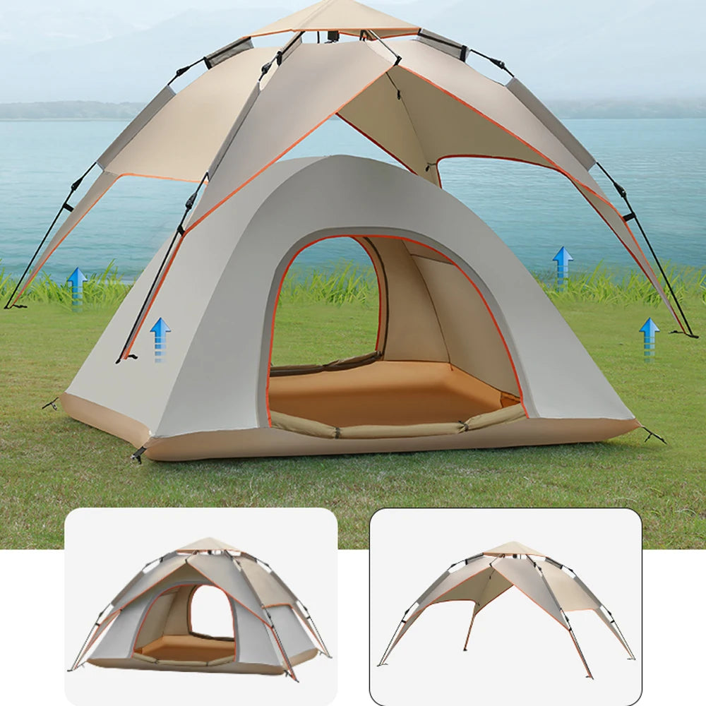 automatic tent for camping Pop-Up Camping Tent – Roaring Shop