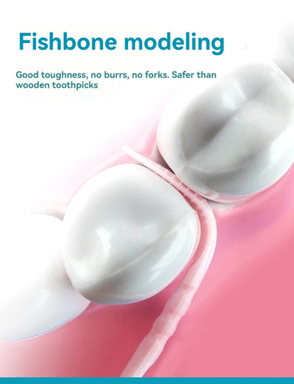Interdental Brush, Original, 200 pcs, efficient Cleaning Between Teeth, Plaque Remover and Dental flosser for Small Gaps