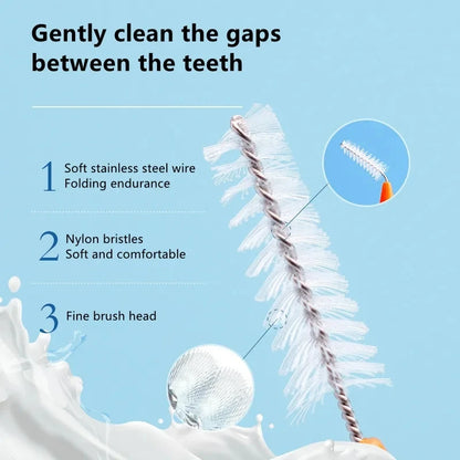 Interdental Brushes Health Care Teeth Whitening Interdental Cleaners Orthodontic Dental Tooth Brush Oral Hygiene Tool 30Pcs