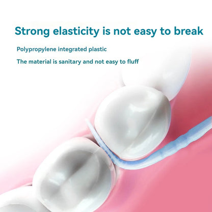 Interdental Brush, Original, 200 pcs, efficient Cleaning Between Teeth, Plaque Remover and Dental flosser for Small Gaps